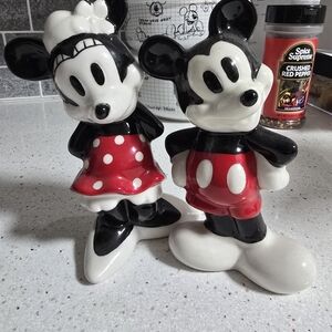 Disney Mickey and Minnie Mouse Shakers - Red, Black, and White